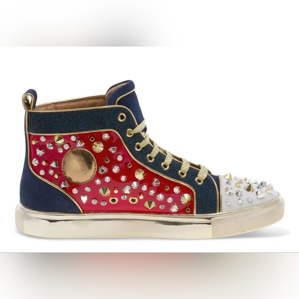 Men's J75 by Jump Red | White | Blue Siseley Sneakers